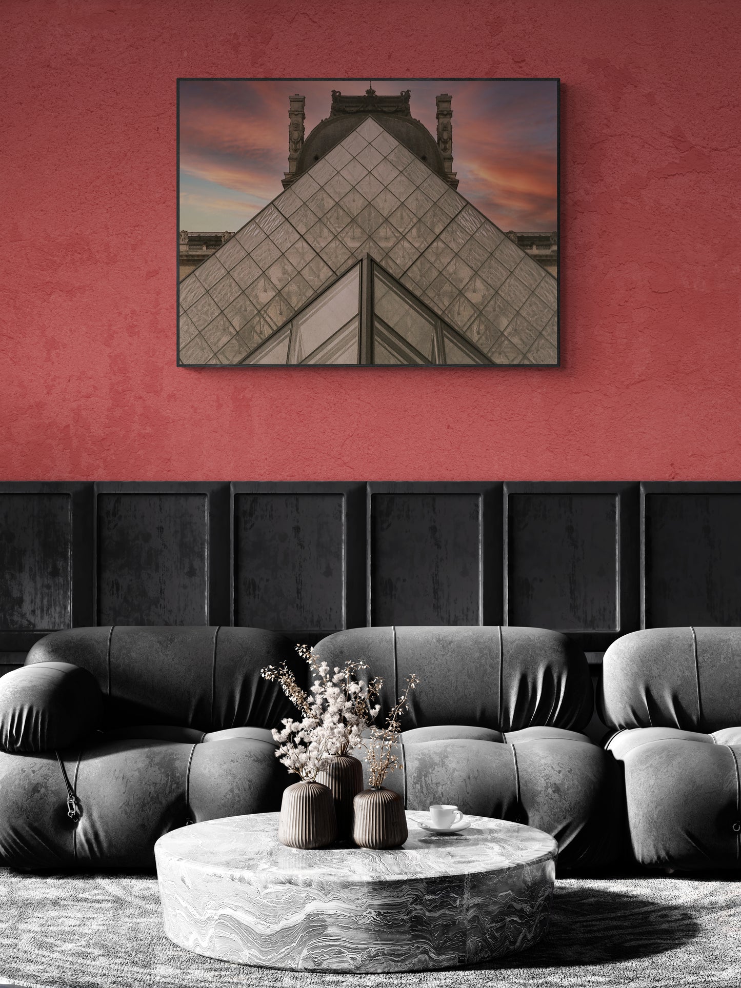 LOUVRE MUSEUM WALL ART